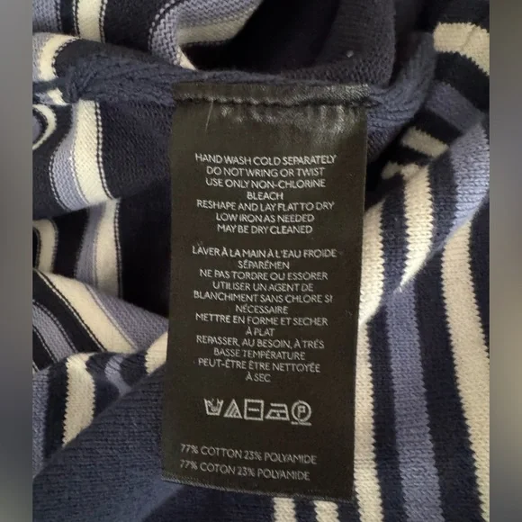 Free People Striped Navy and White Jumpsuit - Picture 16 of 16